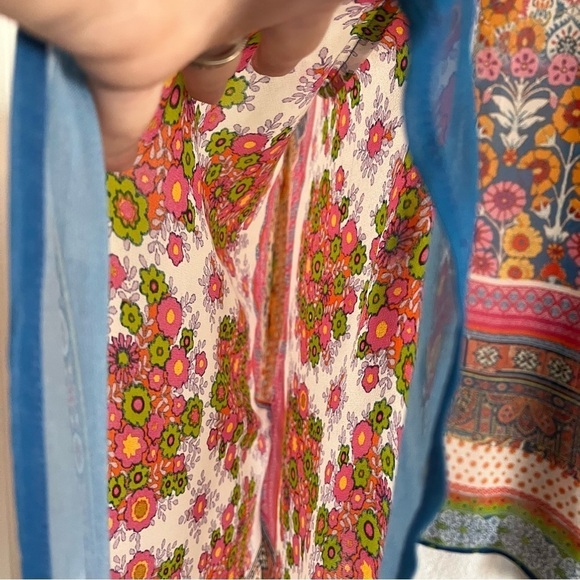 VISMAYA x ANTHROPOLOGIE Matilda Floral Printed Kimono - Picture 9 of 12